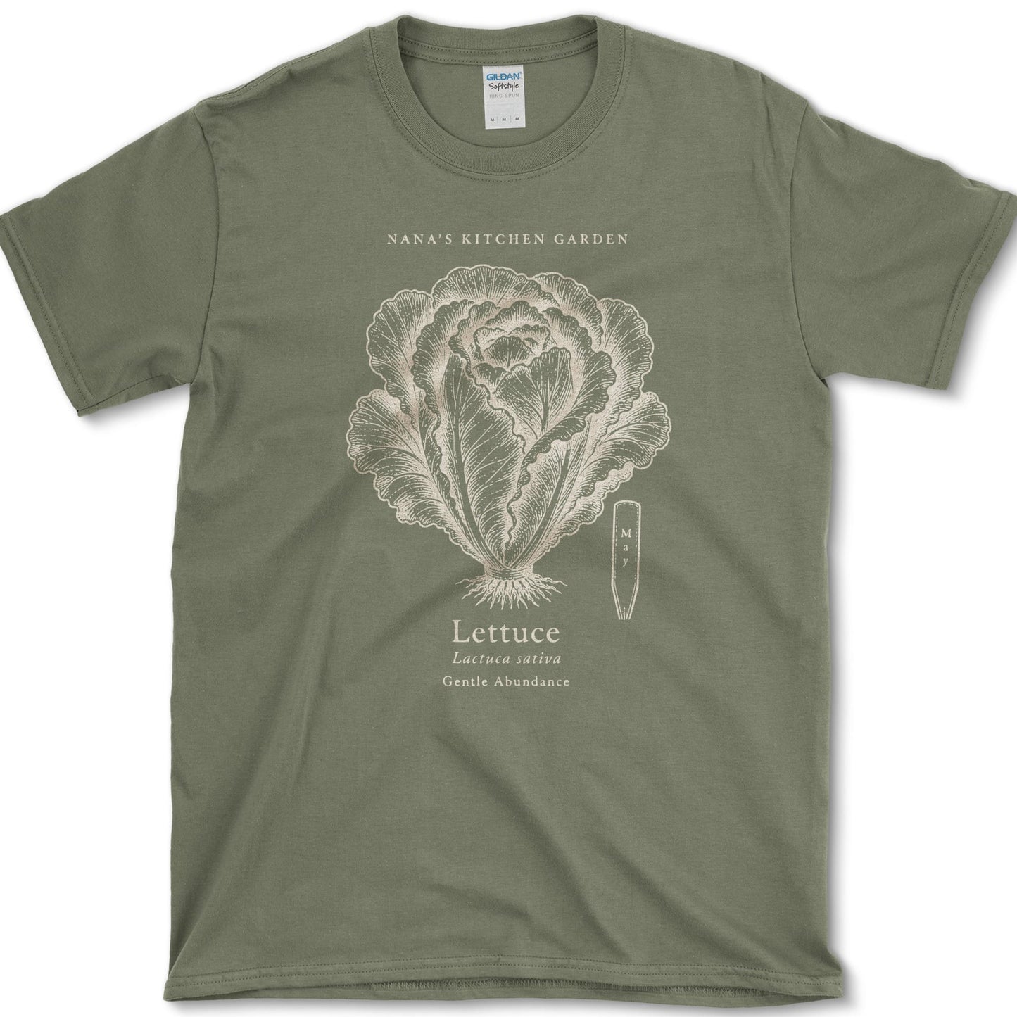 Lettuce T-Shirt S / Military Green Essential Tees