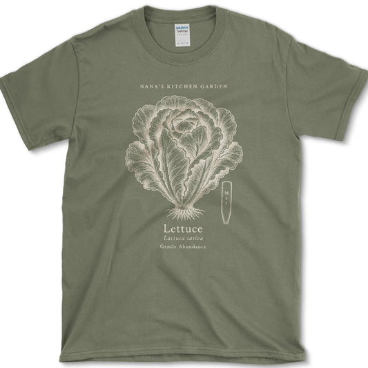 Lettuce T-Shirt S / Military Green Essential Tees