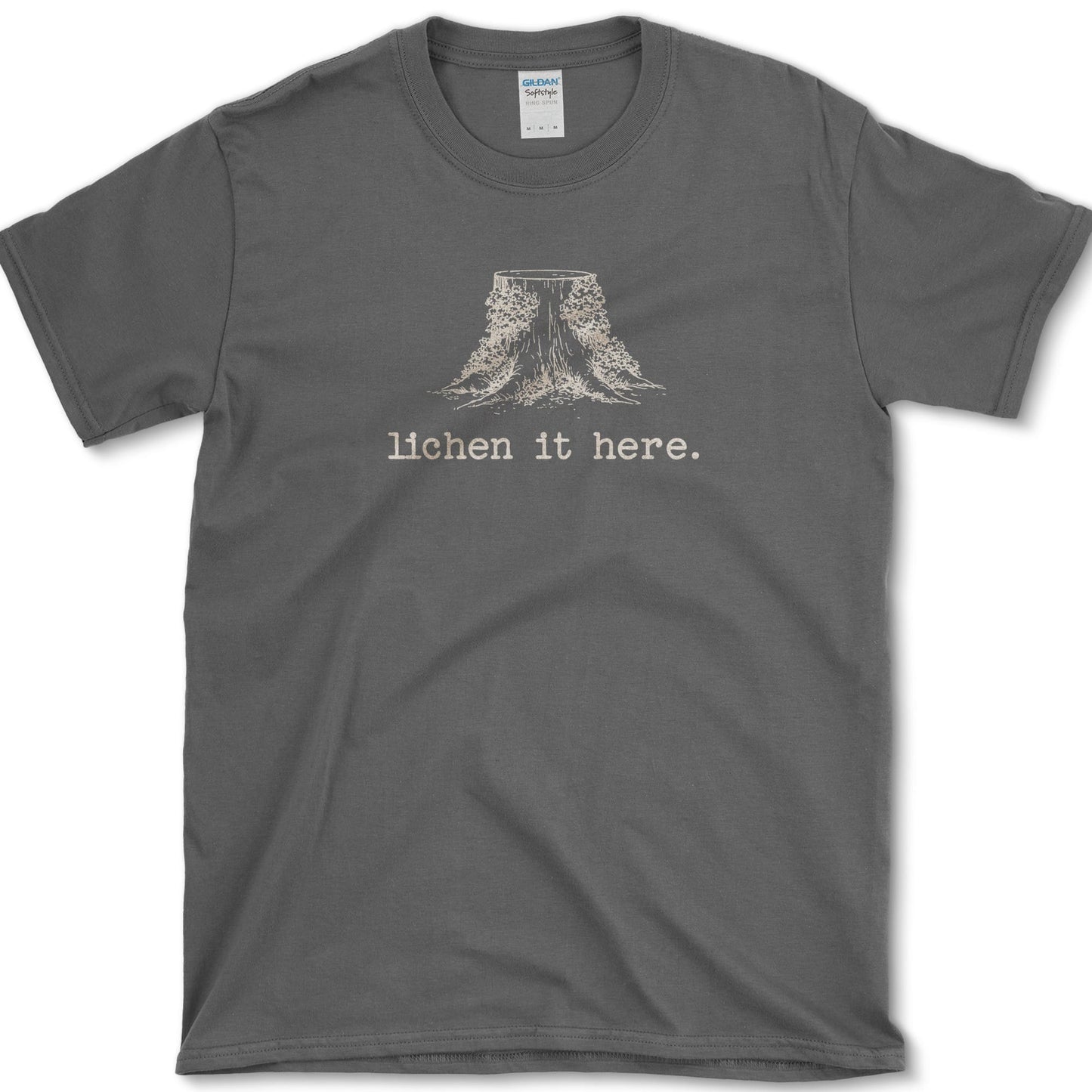 Lichen It Here T-Shirt S / Dark Heather Essential Tees