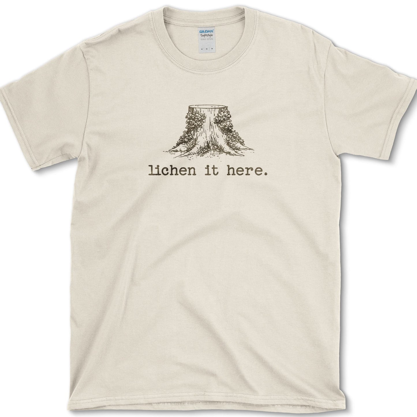 Lichen It Here T-Shirt S / Natural Essential Tees