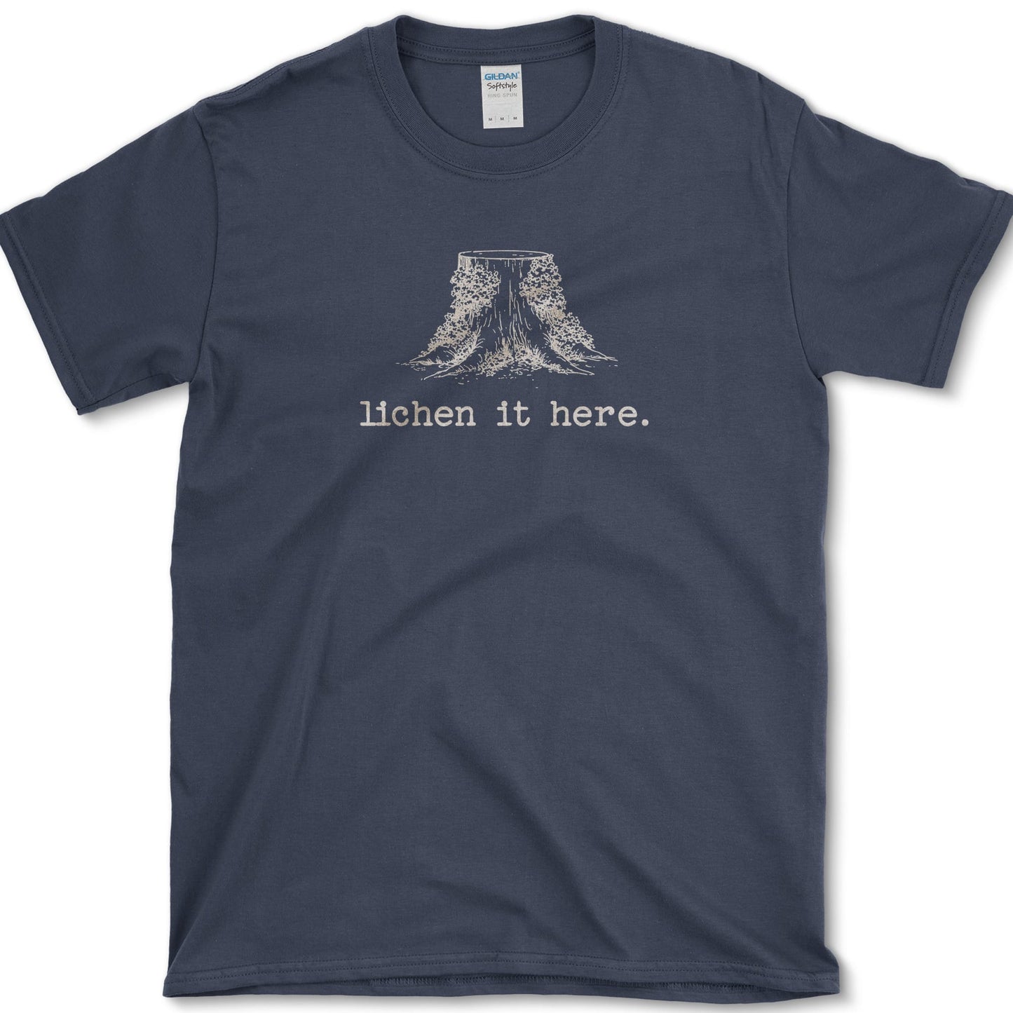 Lichen It Here T-Shirt S / Navy Essential Tees