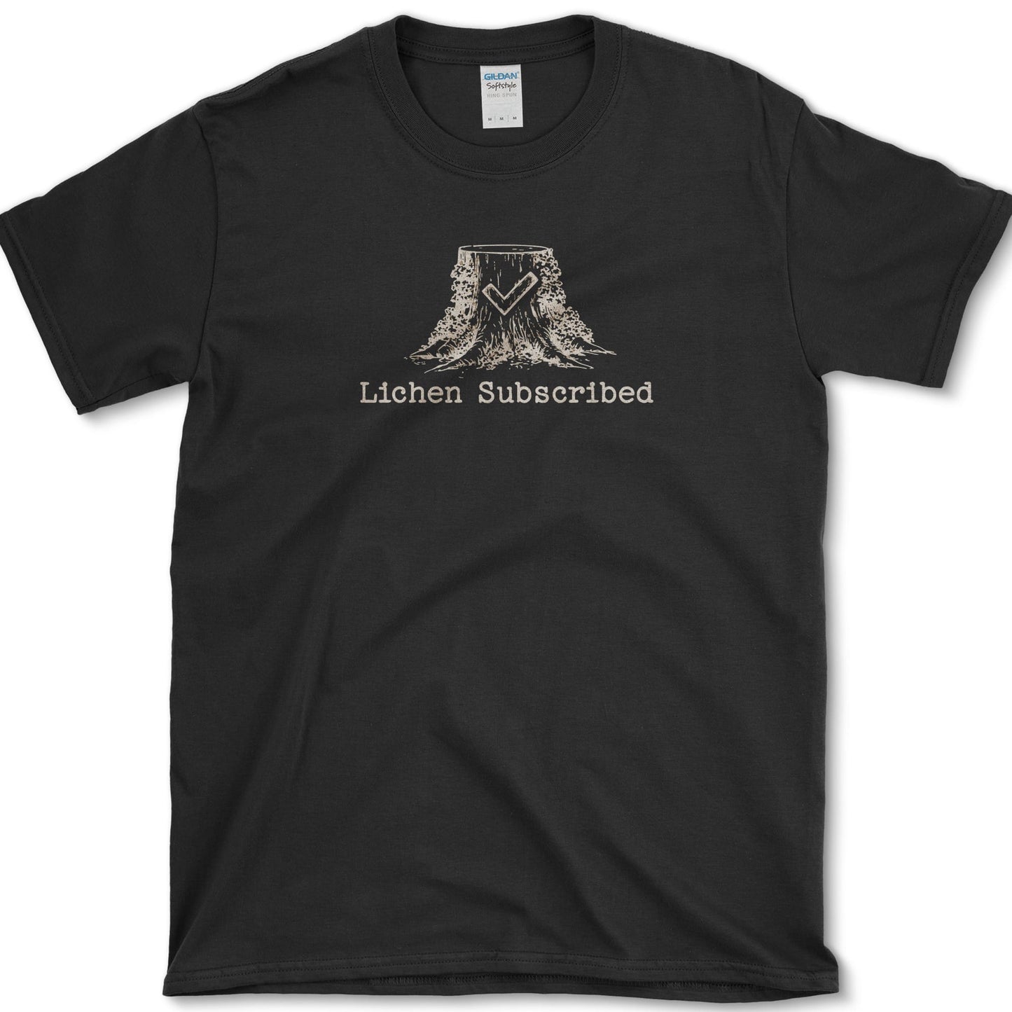 Lichen Subscribed T-Shirt S / Black Essential Tees