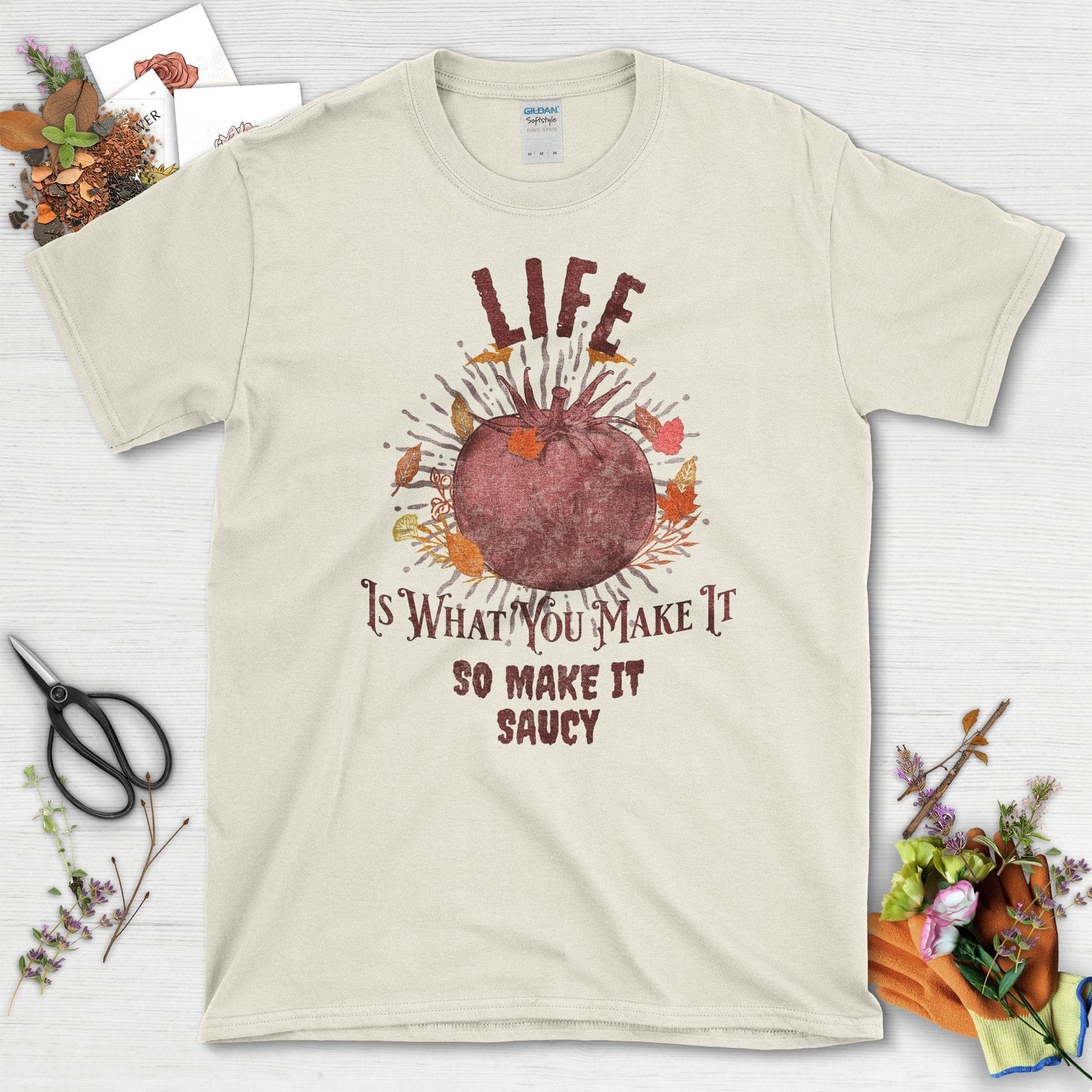 Life Is What You Make It T-Shirt Natural / S T-Shirt