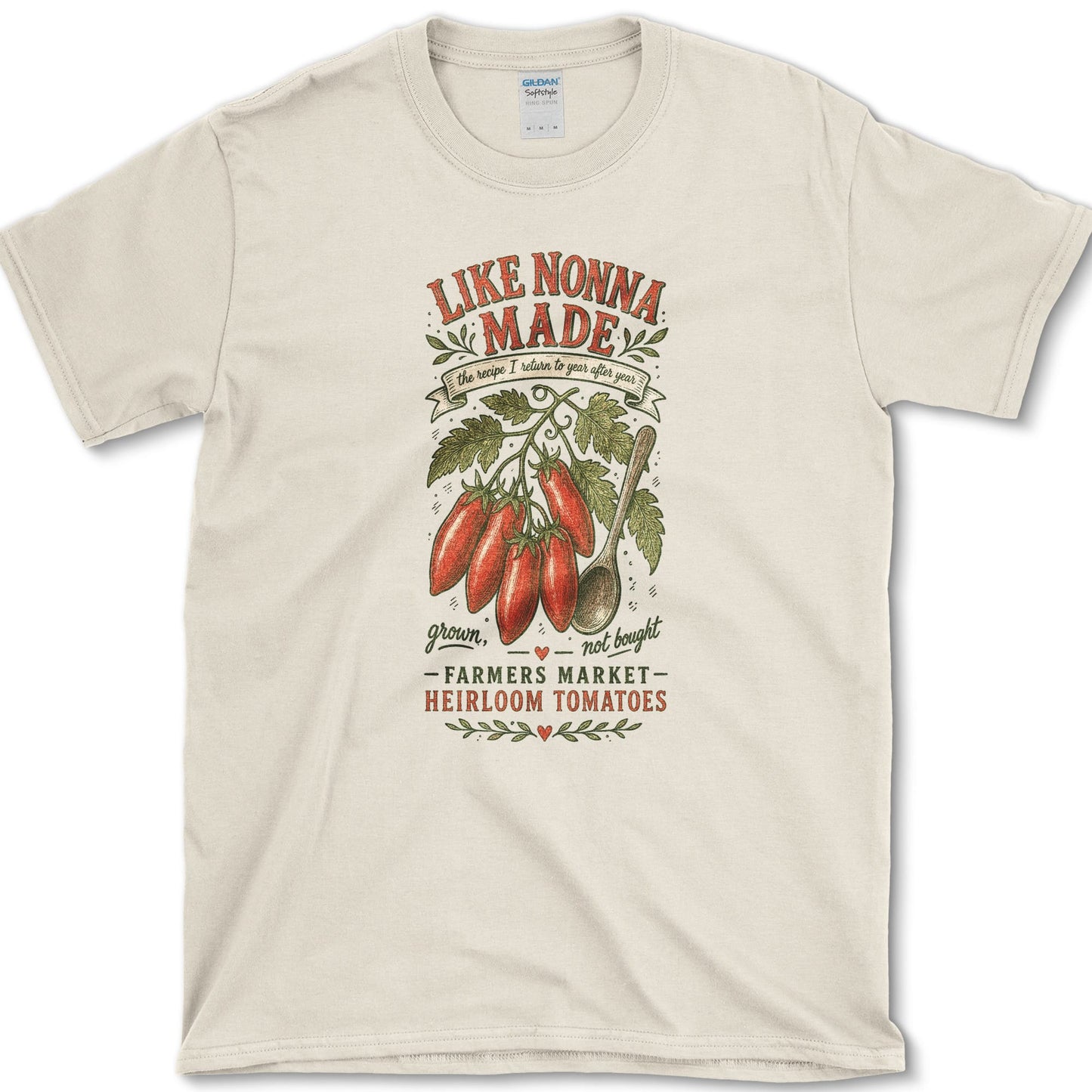 Like Nonna Made T-Shirt S / Natural Essential Tees