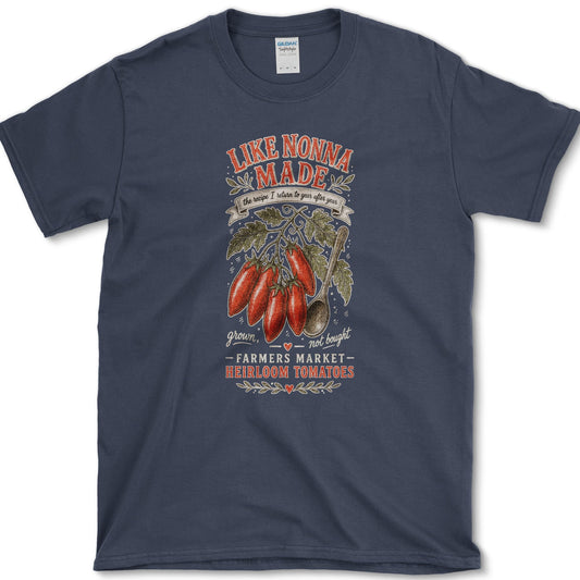 Like Nonna Made T-Shirt S / Navy Essential Tees
