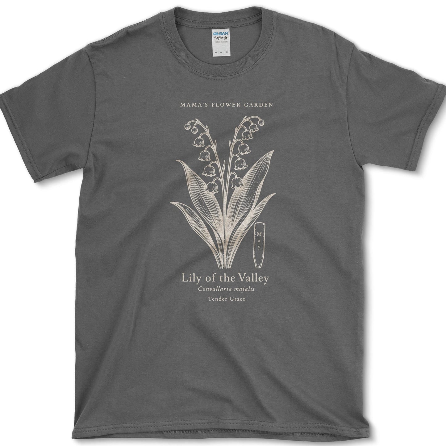 Lily of the Valley T-Shirt S / Dark Heather Essential Tees