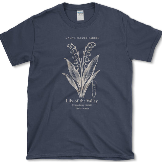 Lily of the Valley T-Shirt S / Navy Essential Tees