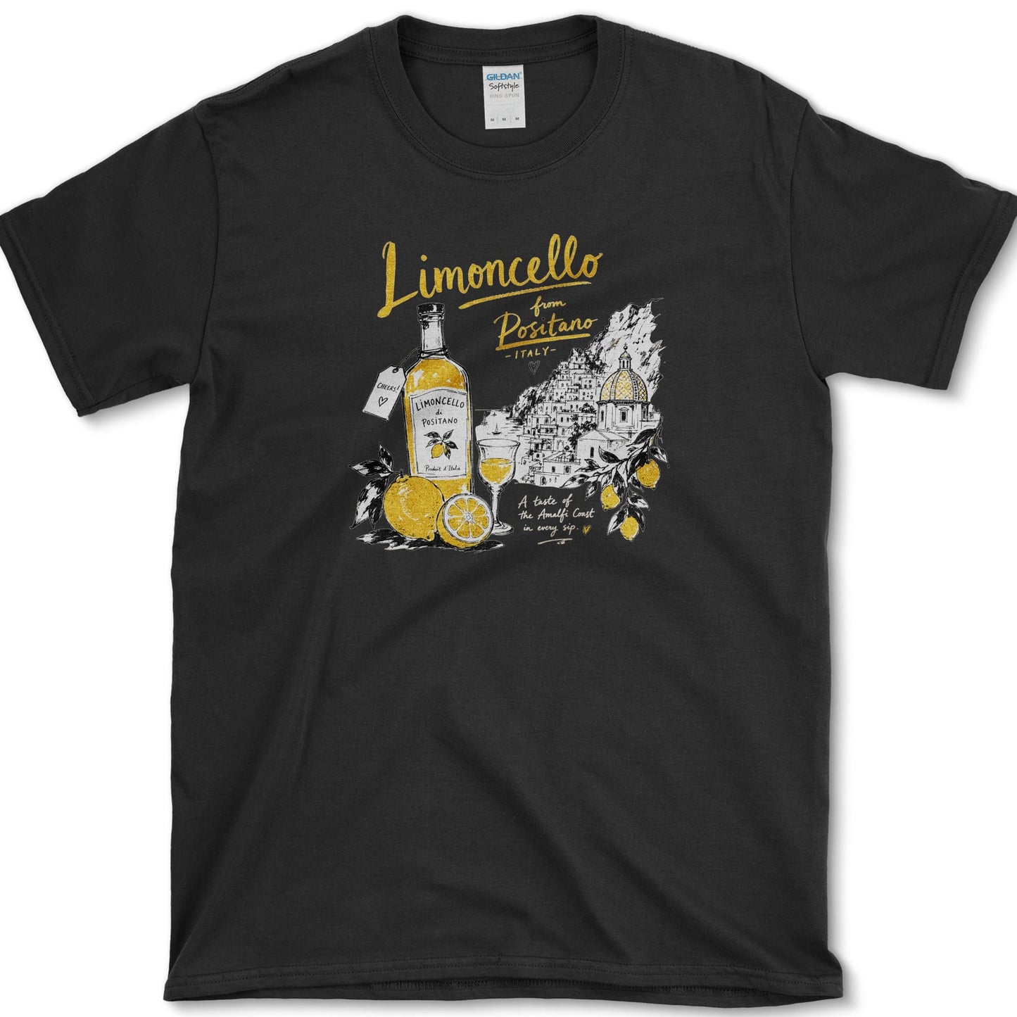 Limoncello T-Shirt Black / S Essential Tees