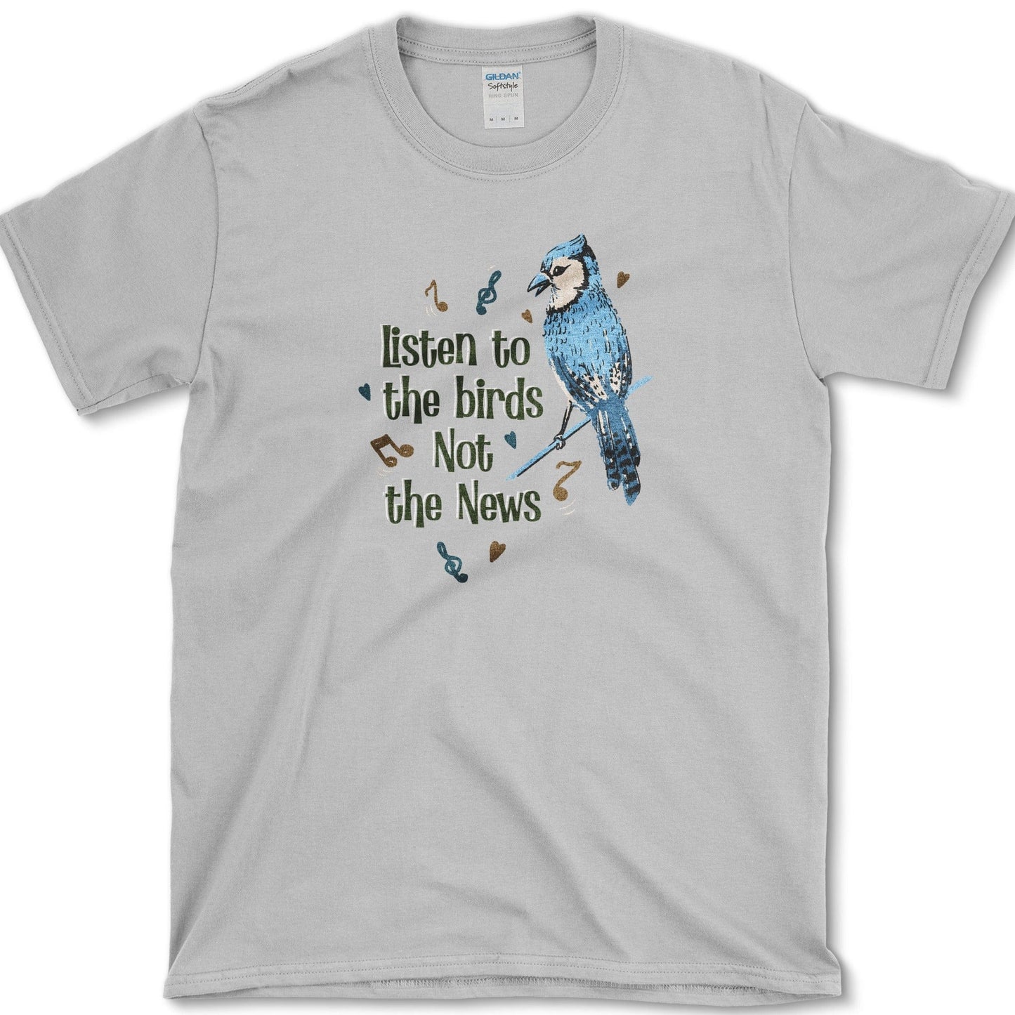 Listen to the Birds T-Shirt Sport Grey / S Physical Item
