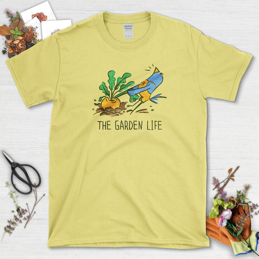 Living a Garden Life T-Shirt Cornsilk / S T-Shirt