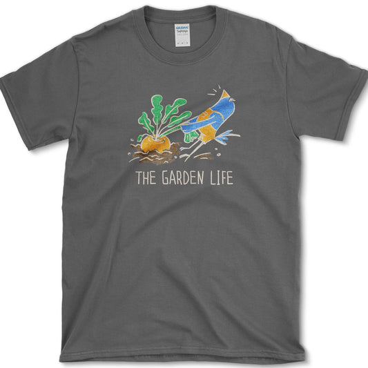 Living a Garden Life T-Shirt Dark Heather / S Essential Tees