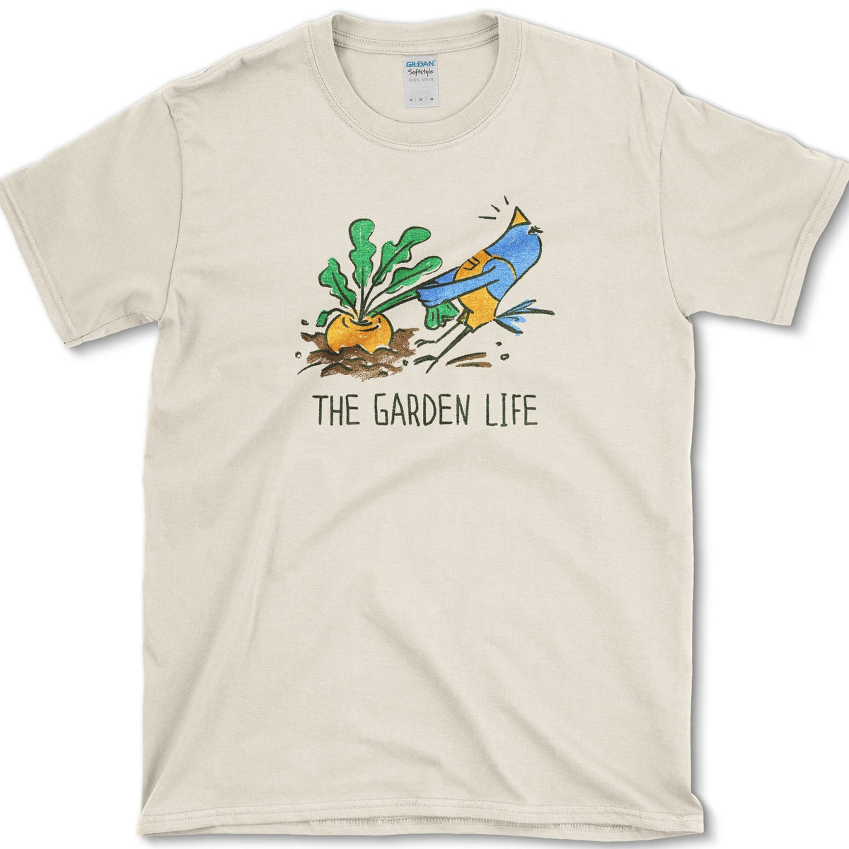 Living a Garden Life T-Shirt Natural / S Essential Tees
