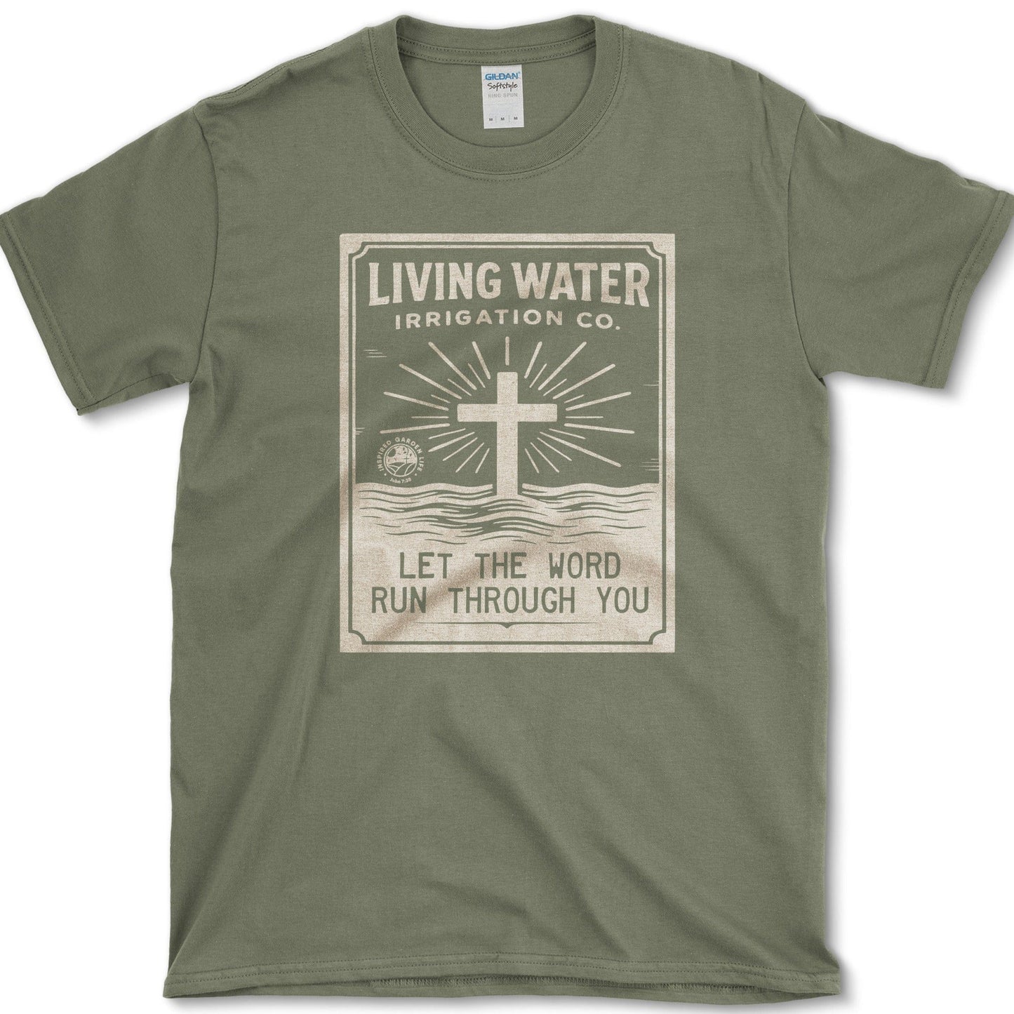 Living Water Irrigation Co. T-Shirt Essential Tees / S / Military Green Physical Item