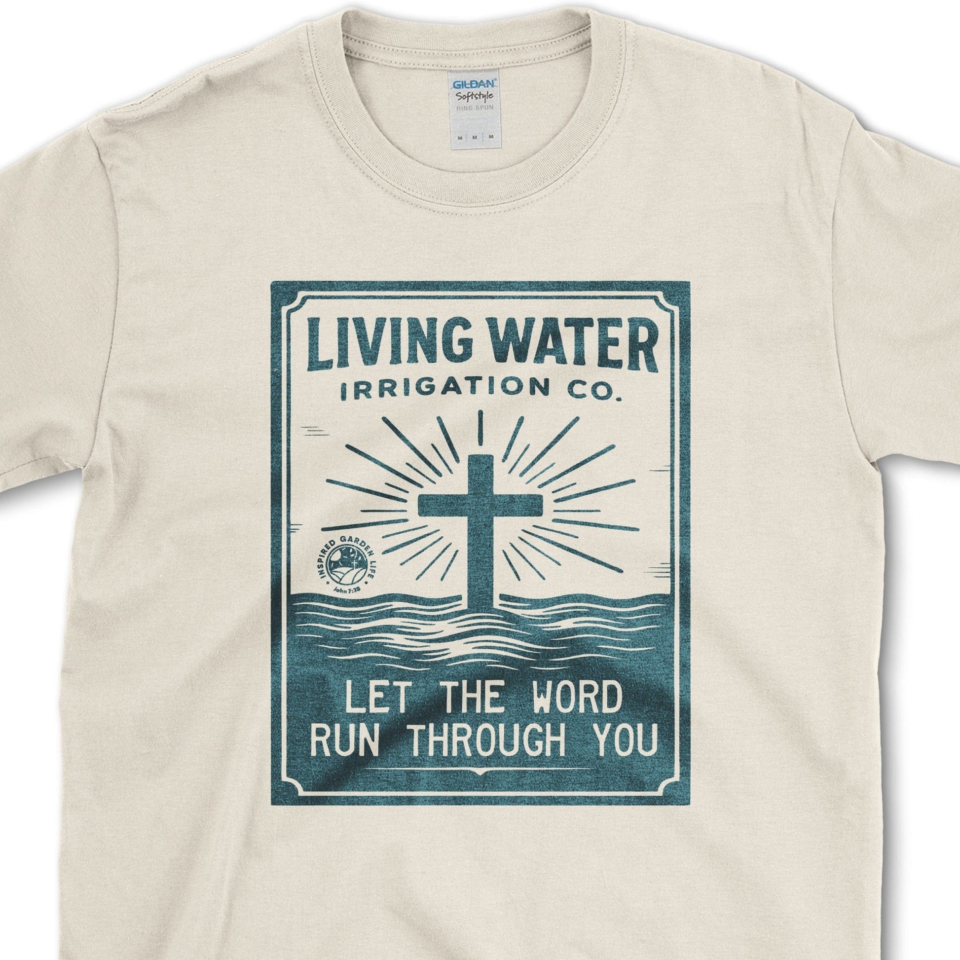 Living Water Irrigation Co. T-Shirt Essential Tees / S / Natural Physical Item