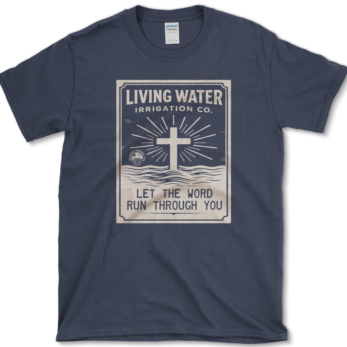 Living Water Irrigation Co. T-Shirt Essential Tees / S / Navy Physical Item