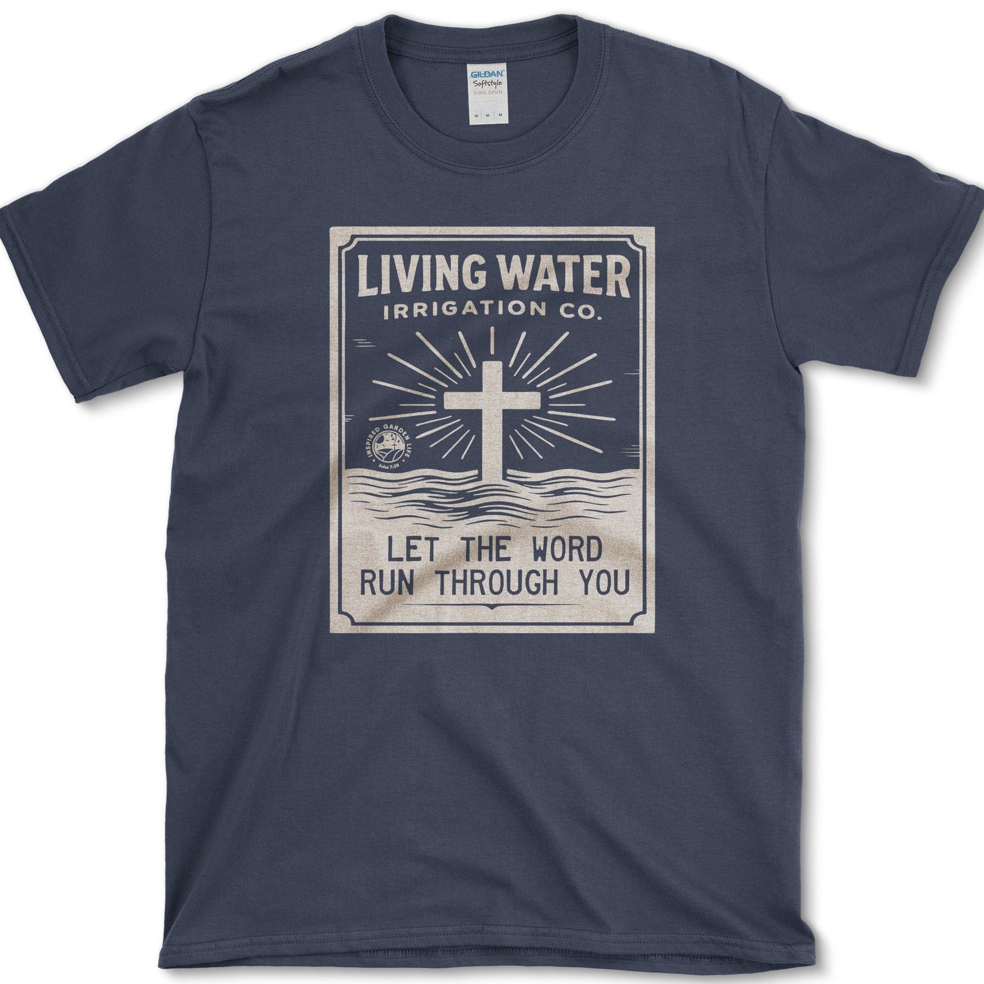 Living Water Irrigation Co. T-Shirt Essential Tees / S / Navy Physical Item