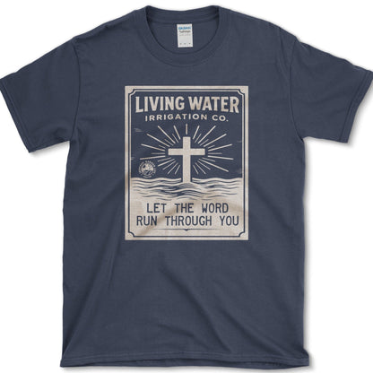 Living Water Irrigation Co. T-Shirt Essential Tees / S / Navy Physical Item