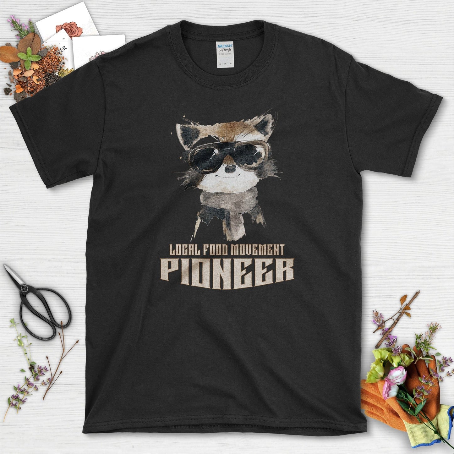 Local Food Movement Pioneer T-Shirt Black / S T-Shirt