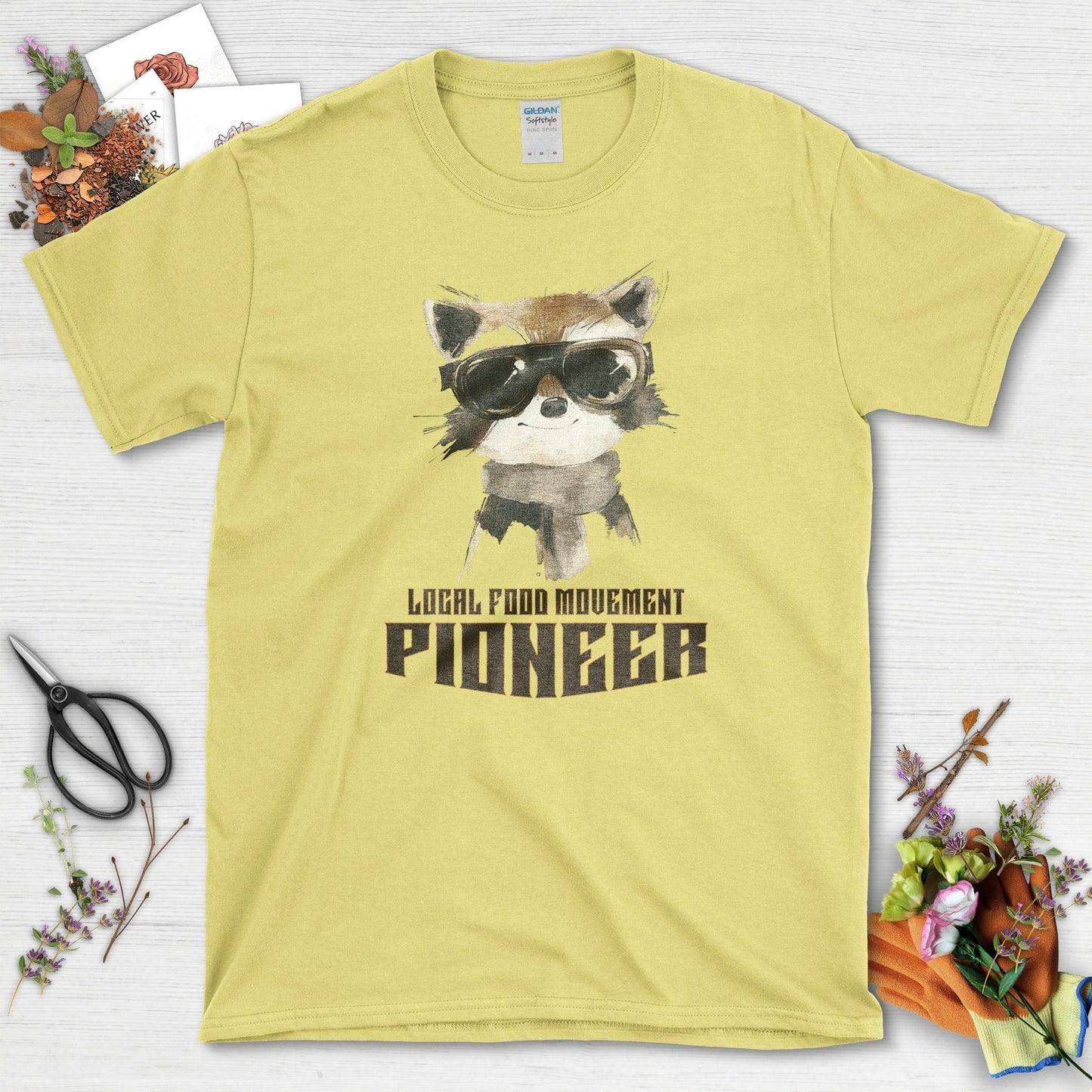 Local Food Movement Pioneer T-Shirt Cornsilk / S T-Shirt