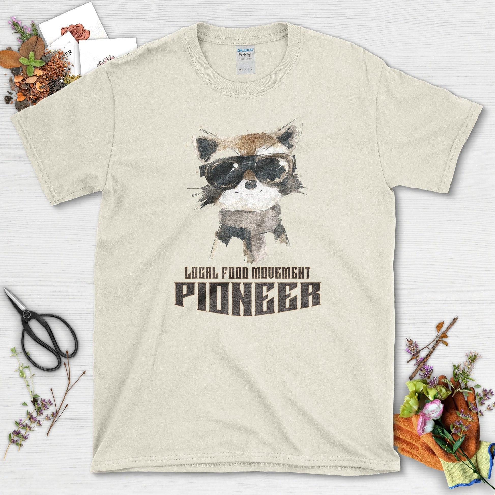 Local Food Movement Pioneer T-Shirt Natural / S T-Shirt