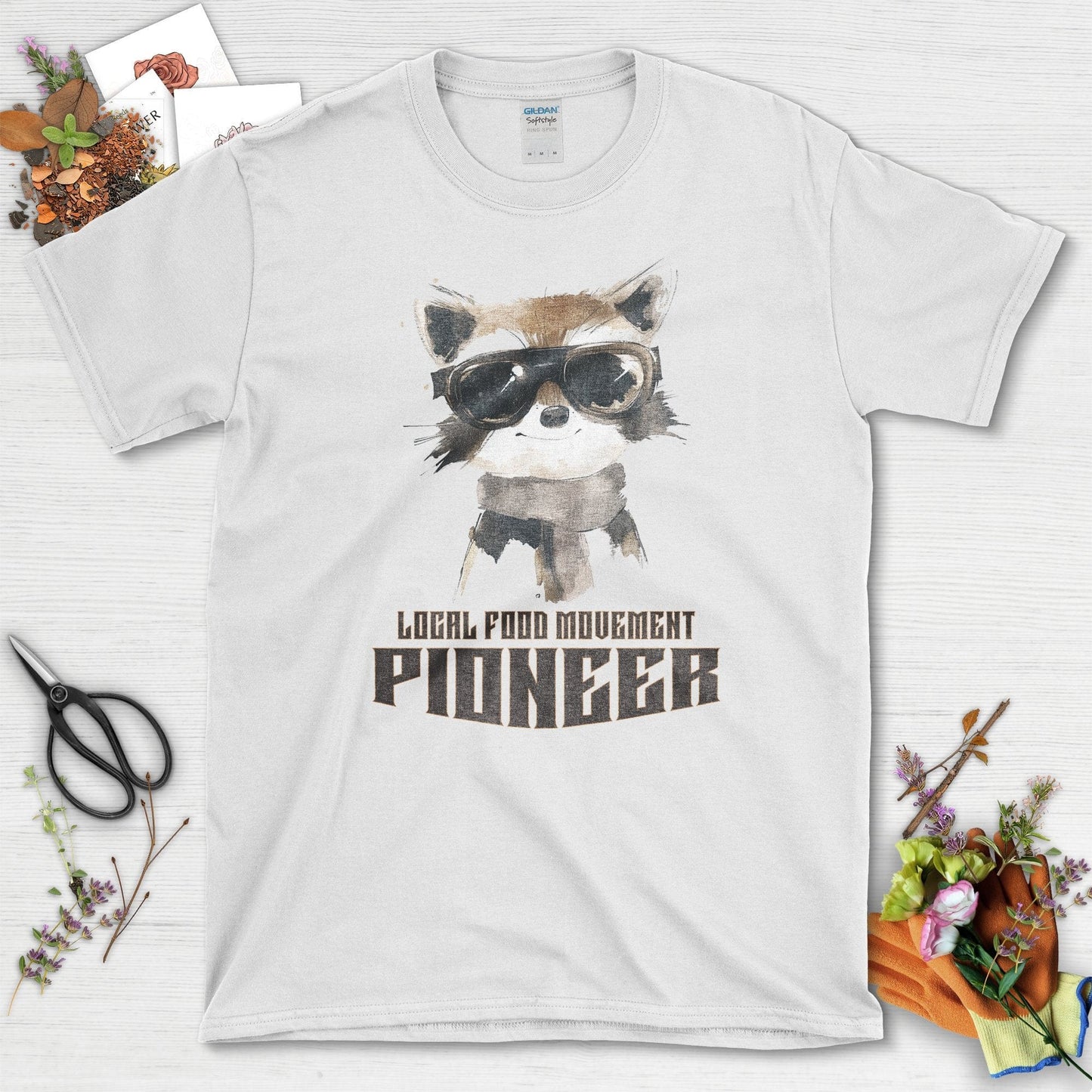 Local Food Movement Pioneer T-Shirt White / S T-Shirt