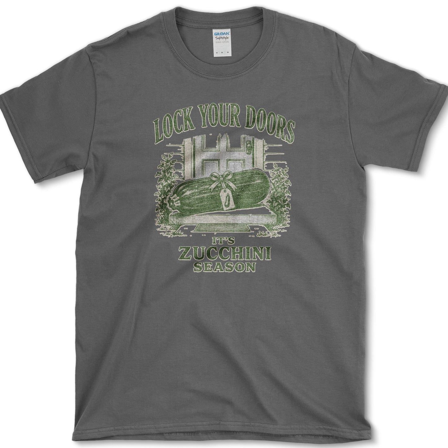 Lock Your Doors T-Shirt S / Dark Heather Essential Tees