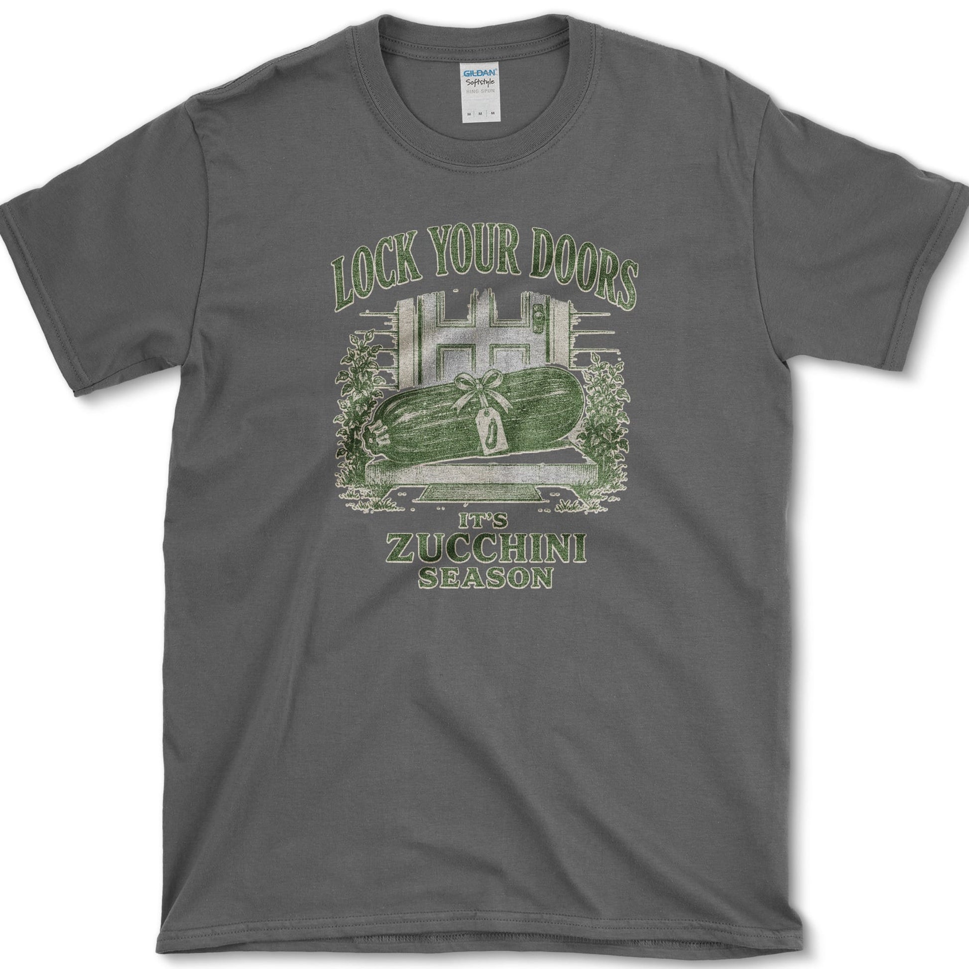 Lock Your Doors T-Shirt S / Dark Heather Essential Tees