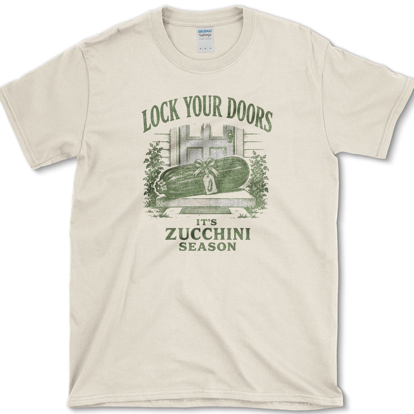 Lock Your Doors T-Shirt S / Natural Essential Tees