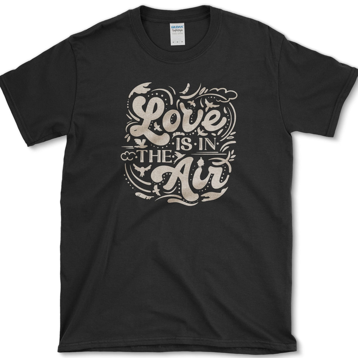 Love Is In Air T-Shirt Black / S Essential Tees