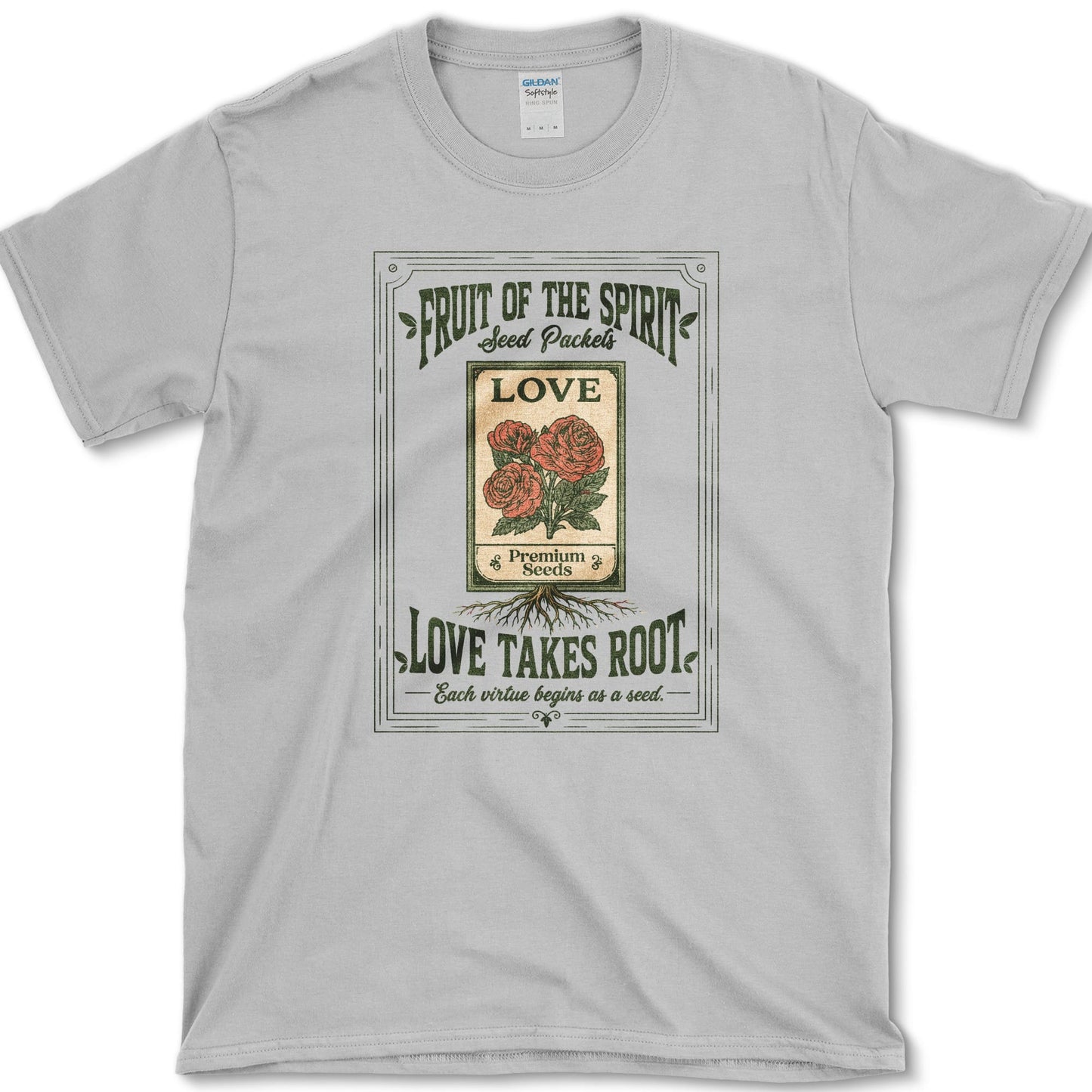 Love Takes Root T-Shirt S / Sport Grey Essential Tees