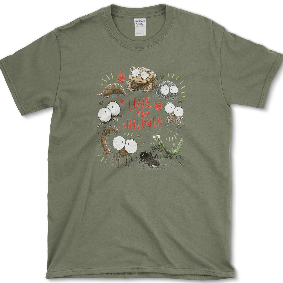 Love The Unloved T-Shirt S / Military Green Essential Tees