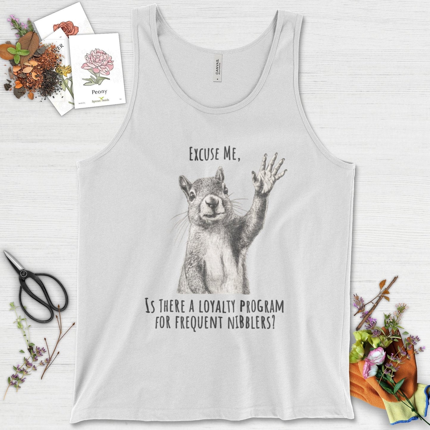 Loyalty Program Frequent Nibblers Tank Top White / XS Physical Item