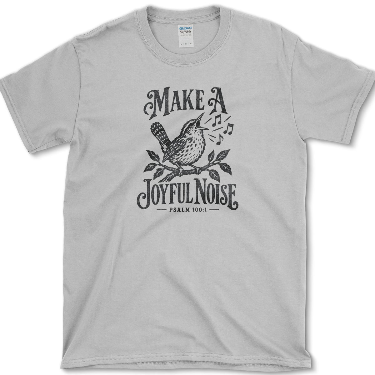 Make A Joyful Noise Wren T-Shirt Sport Grey / S Essential Tees