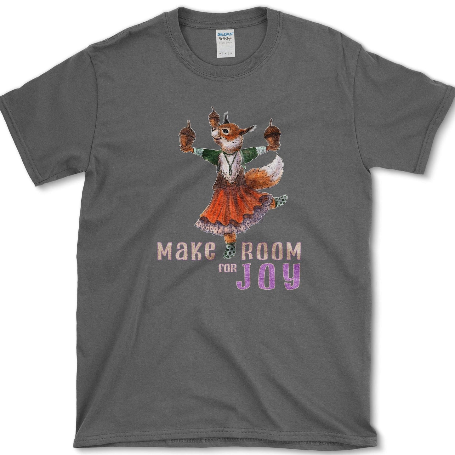 Make Room For Joy T-Shirt Essential Tees / S / Dark Heather Physical Item