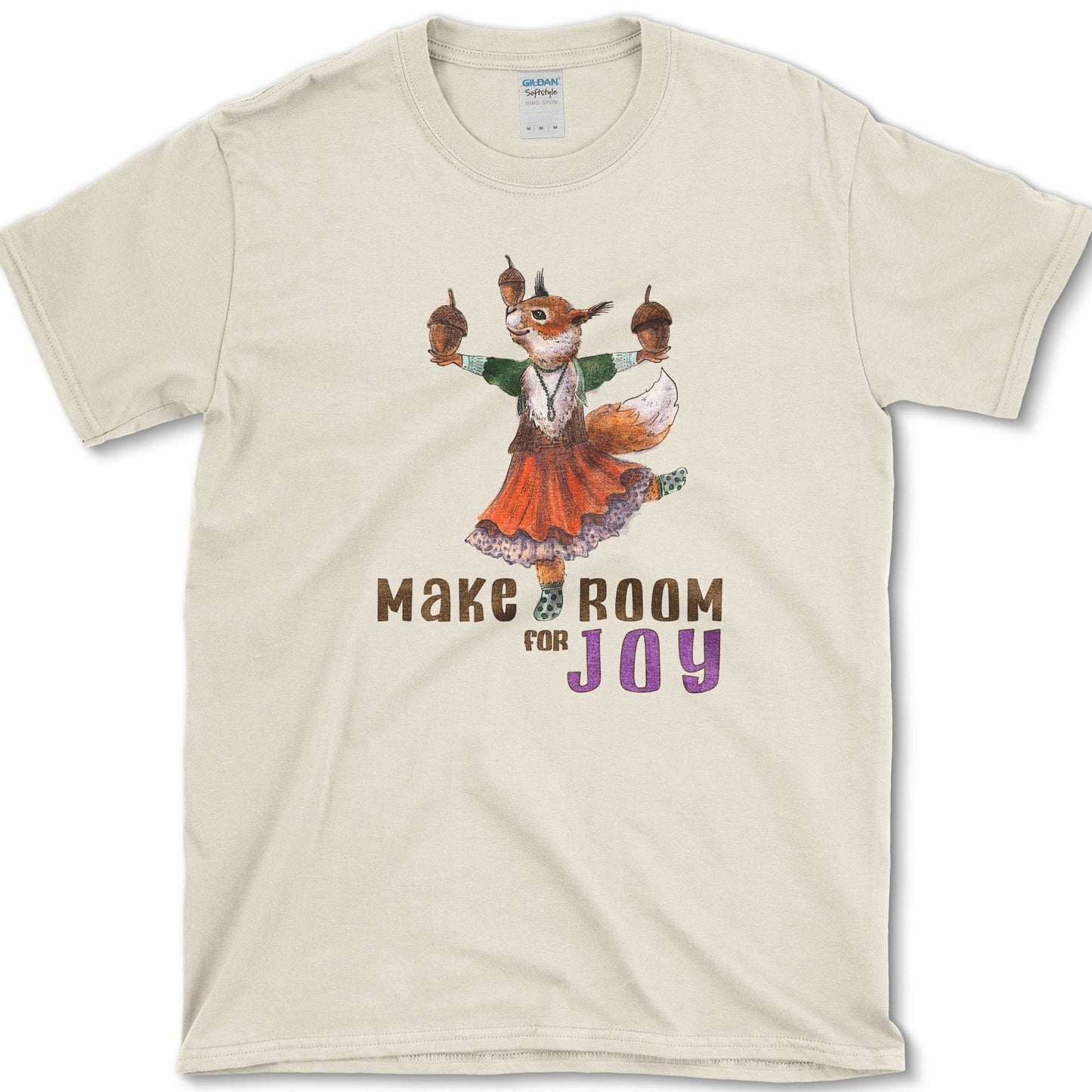 Make Room For Joy T-Shirt Essential Tees / S / Natural Physical Item