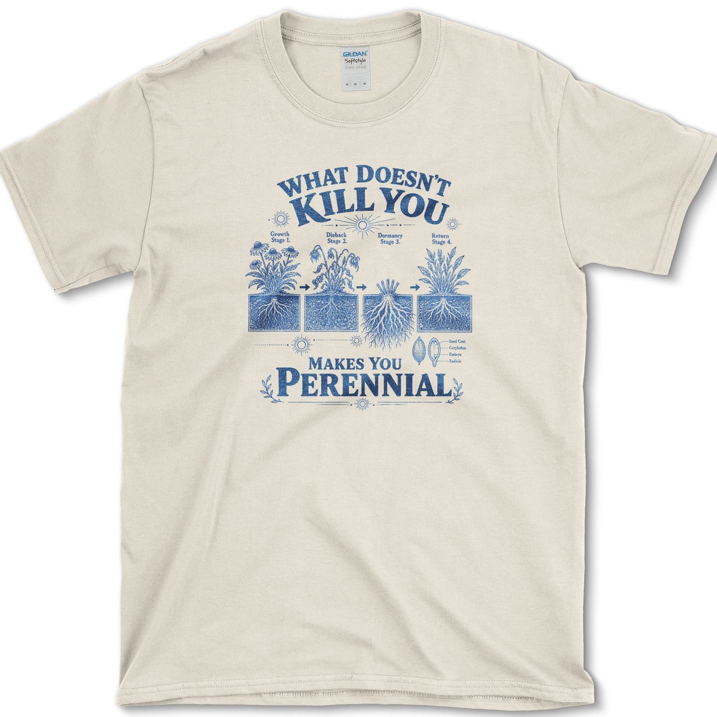 Makes You Perennial T-Shirt Natural / S Essential Tees