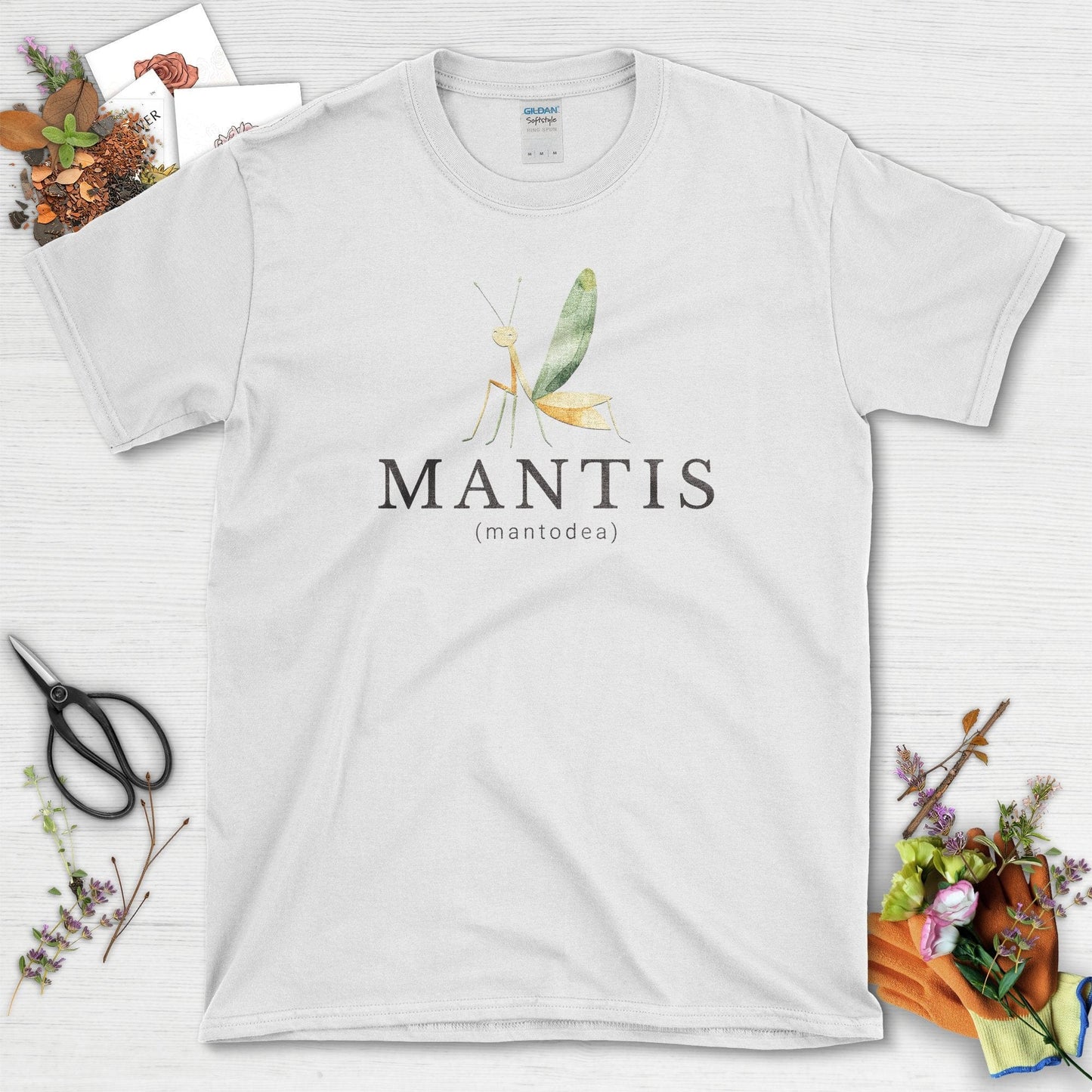 Mantis Mantodea T-Shirt White / S T-Shirt