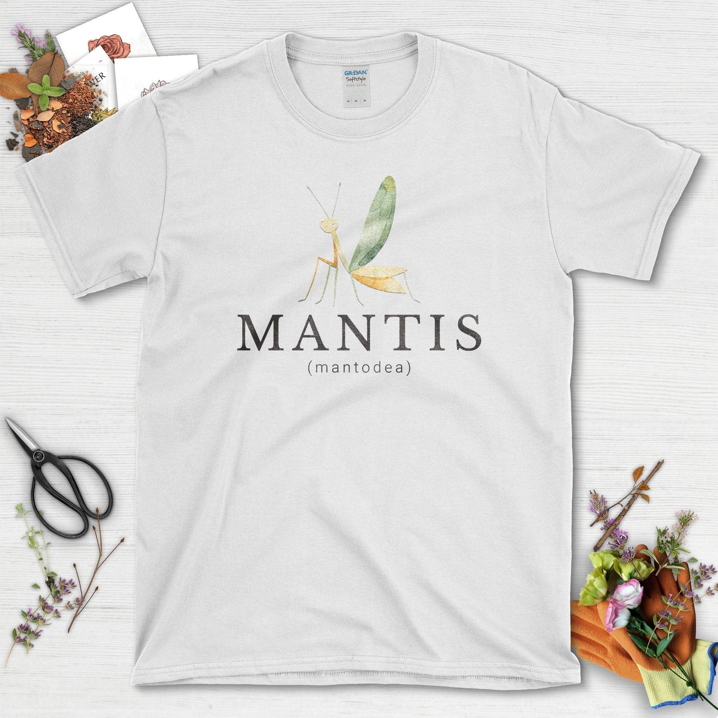 Mantis Mantodea T-Shirt White / S T-Shirt