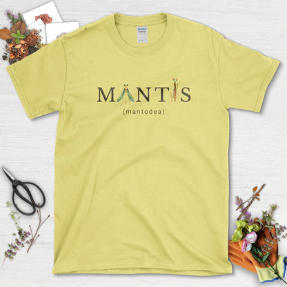 Mantis Praying Insect T-Shirt Cornsilk / S T-Shirt