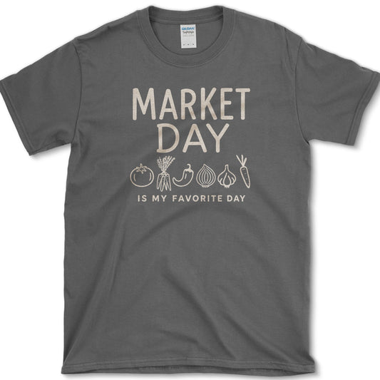Market Day T-Shirt S / Dark Heather Essential Tees