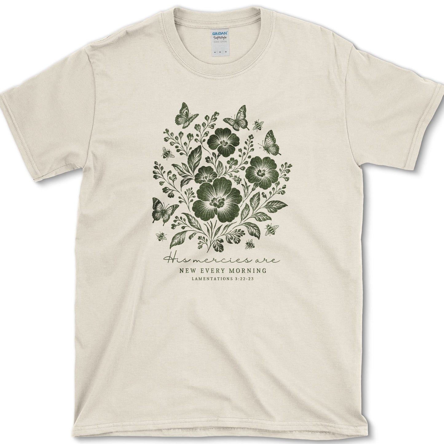 Mercies New Every Morning T-Shirt S / Natural Essential Tees
