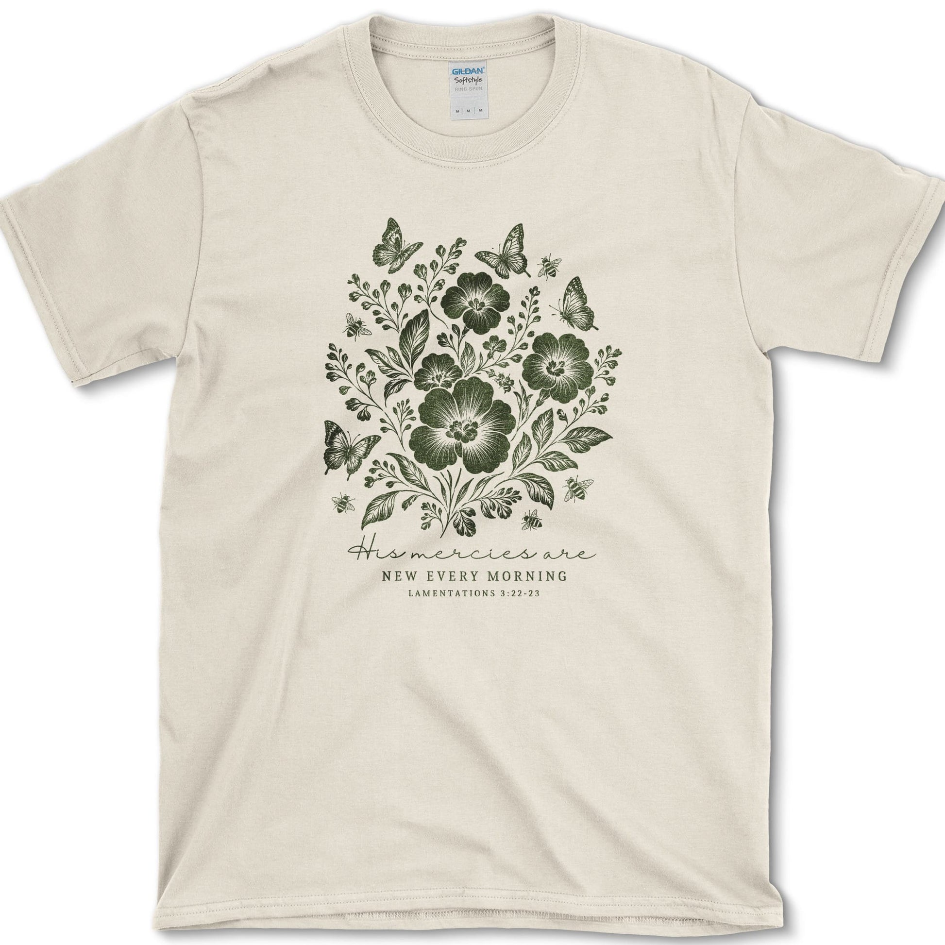 Mercies New Every Morning T-Shirt S / Natural Essential Tees