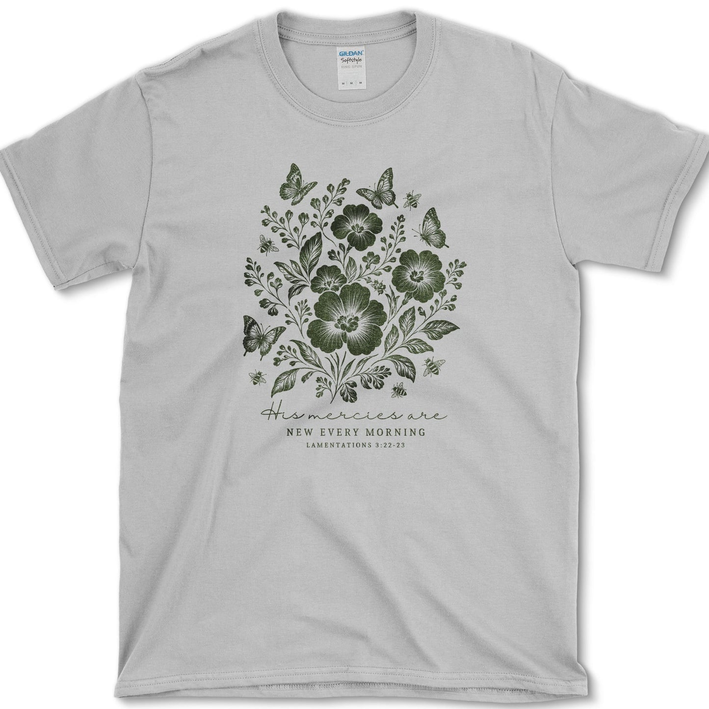 Mercies New Every Morning T-Shirt S / Sport Grey Essential Tees