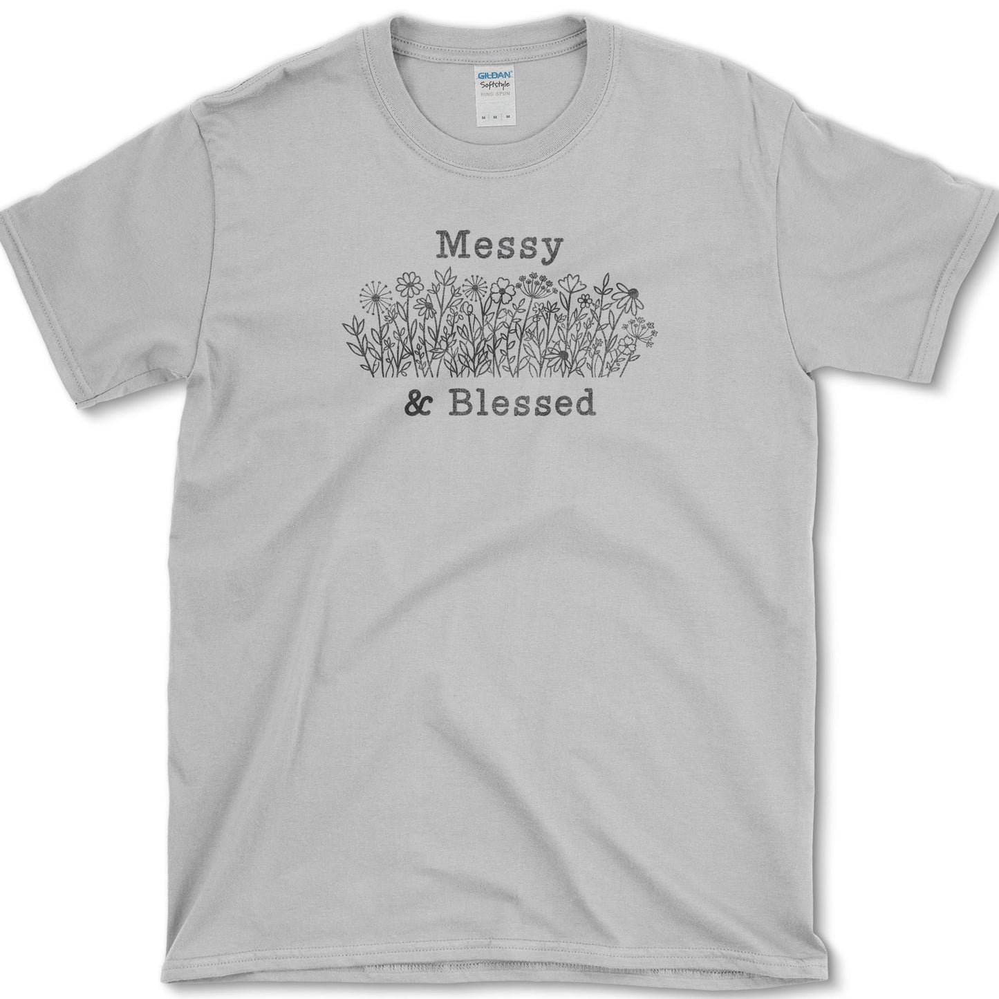 Messy & Blessed T-Shirt S / Sport Grey Essential Tees