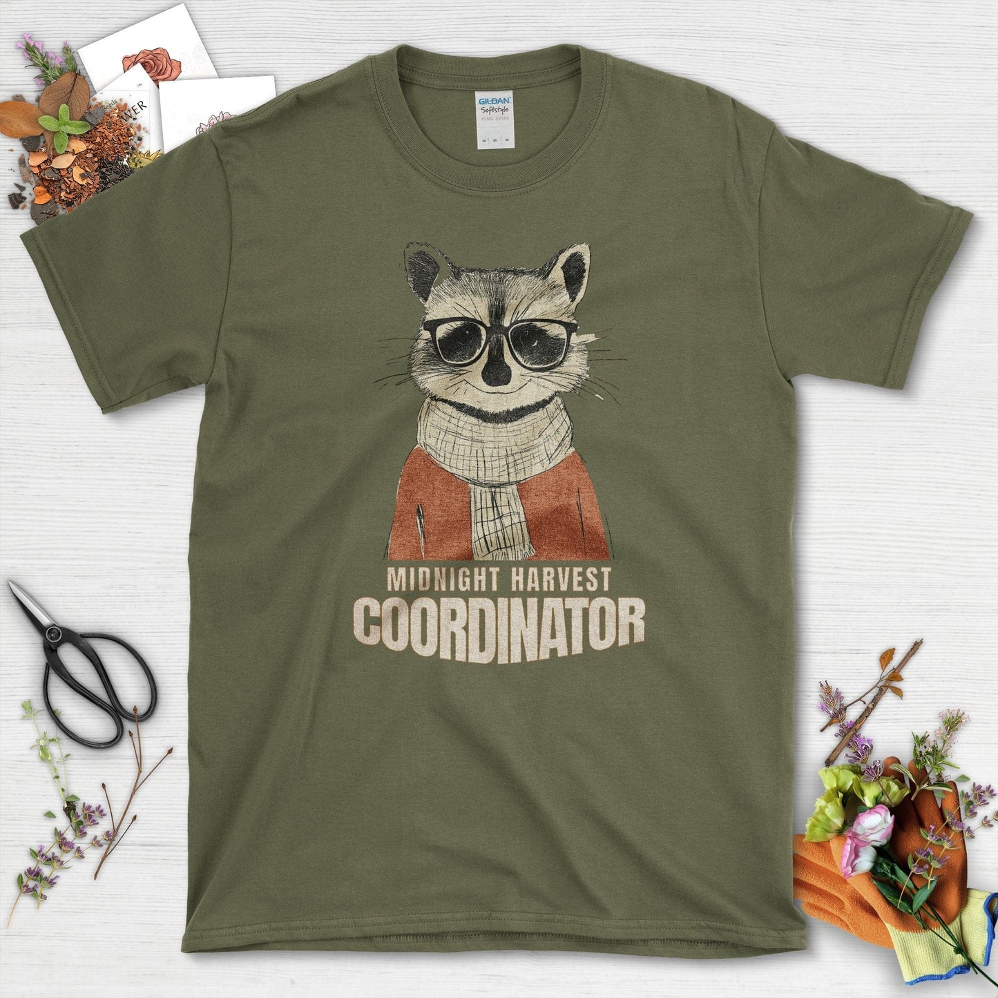 Midnight Harvest Coordinator T-Shirt Military Green / S T-Shirt