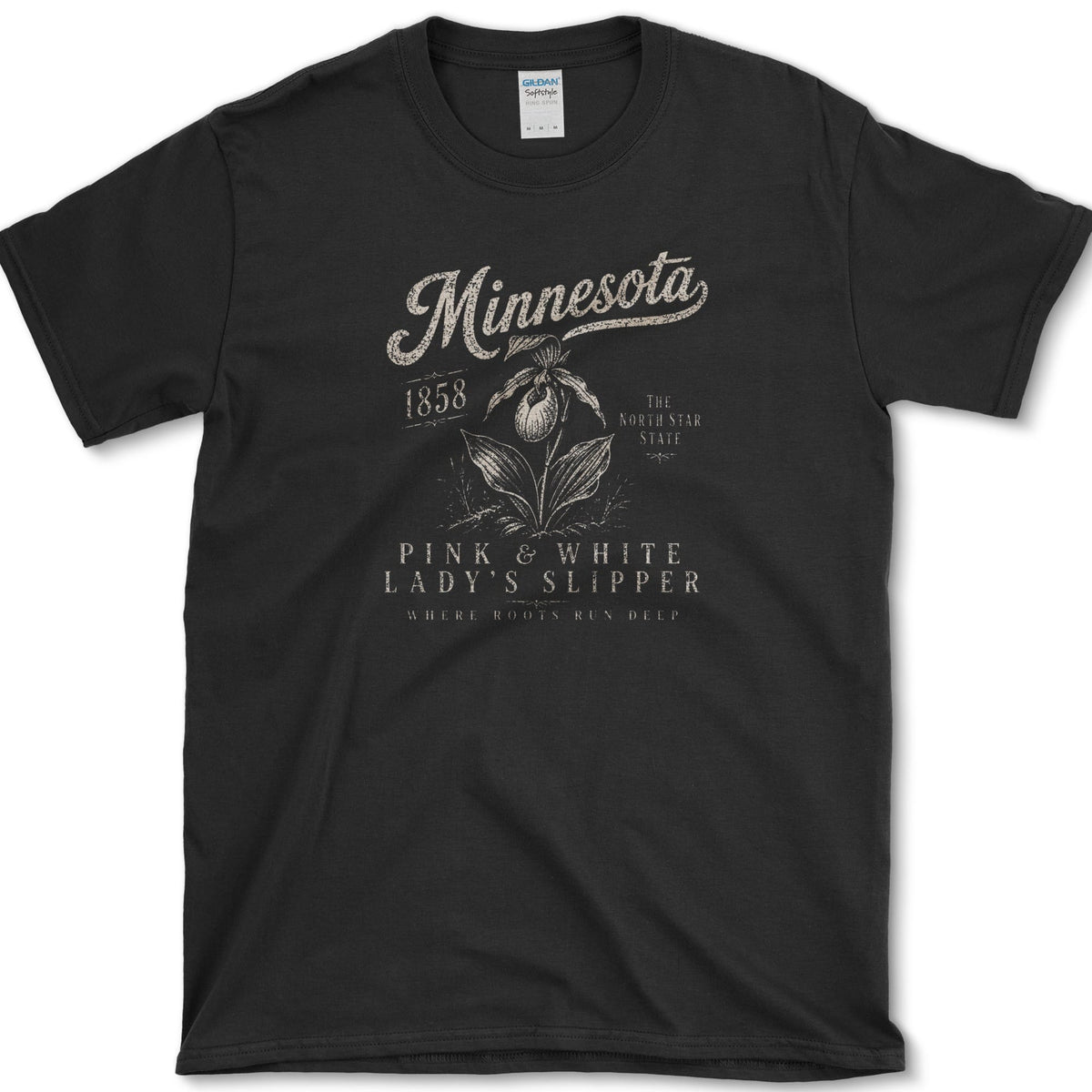 Minnesota Lady's Slipper T-Shirt S / Black Essential Tees
