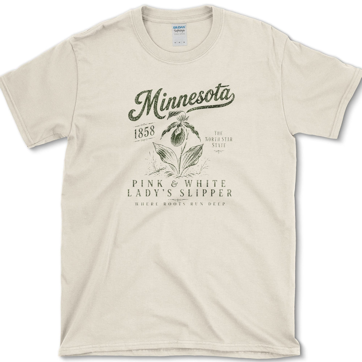 Minnesota Lady's Slipper T-Shirt S / Natural Essential Tees