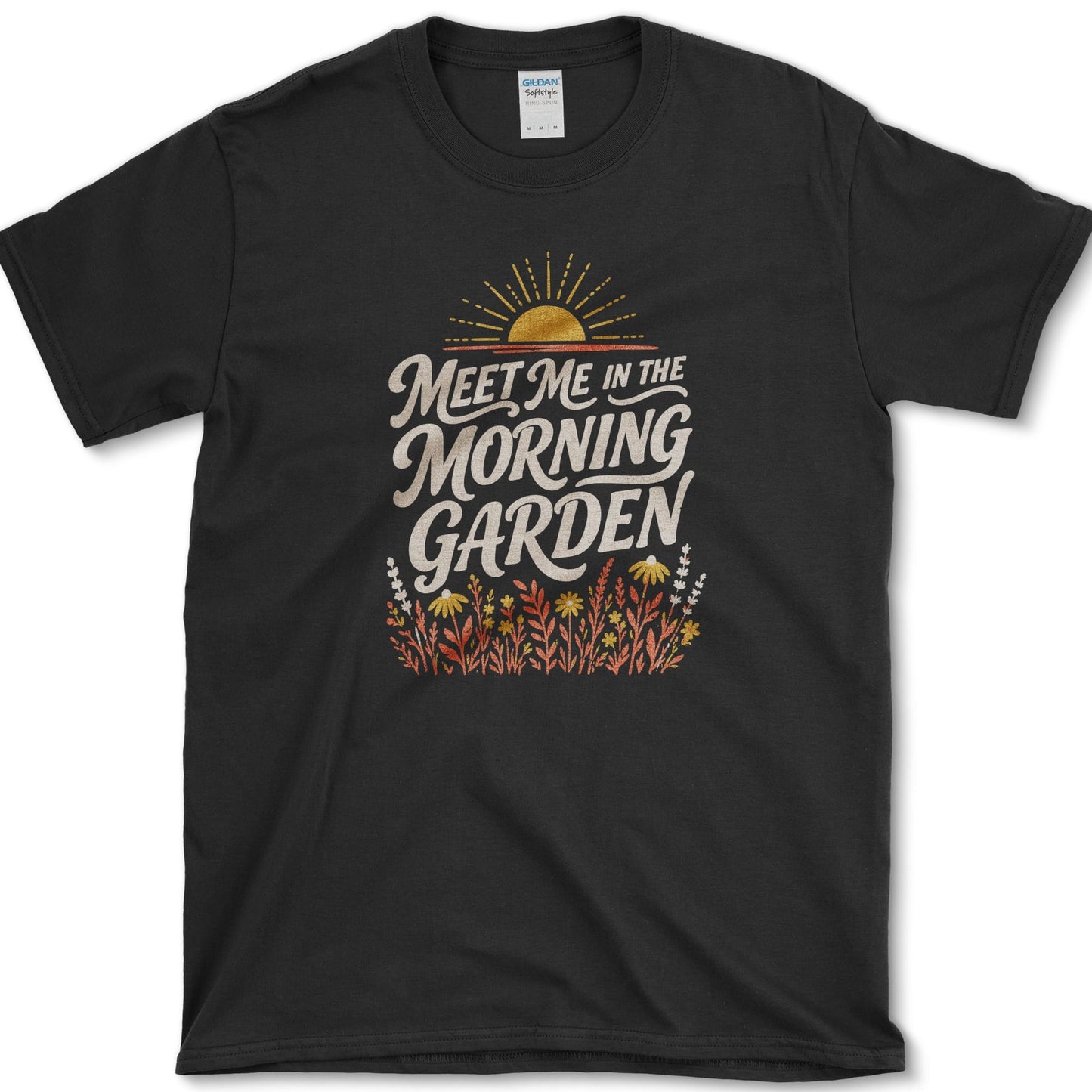 Morning Garden T-Shirt S / Black Essential Tees