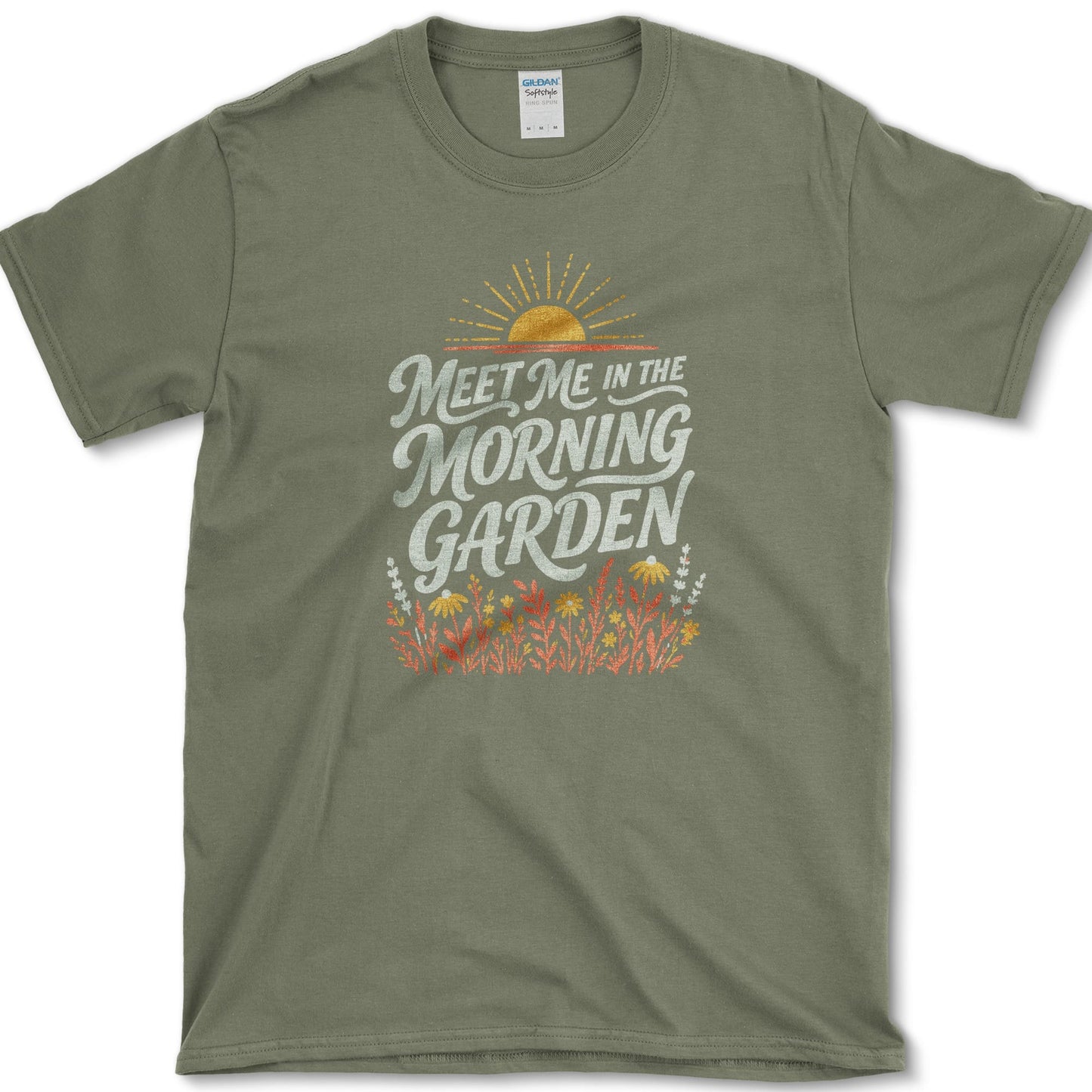Morning Garden T-Shirt S / Military Green Essential Tees