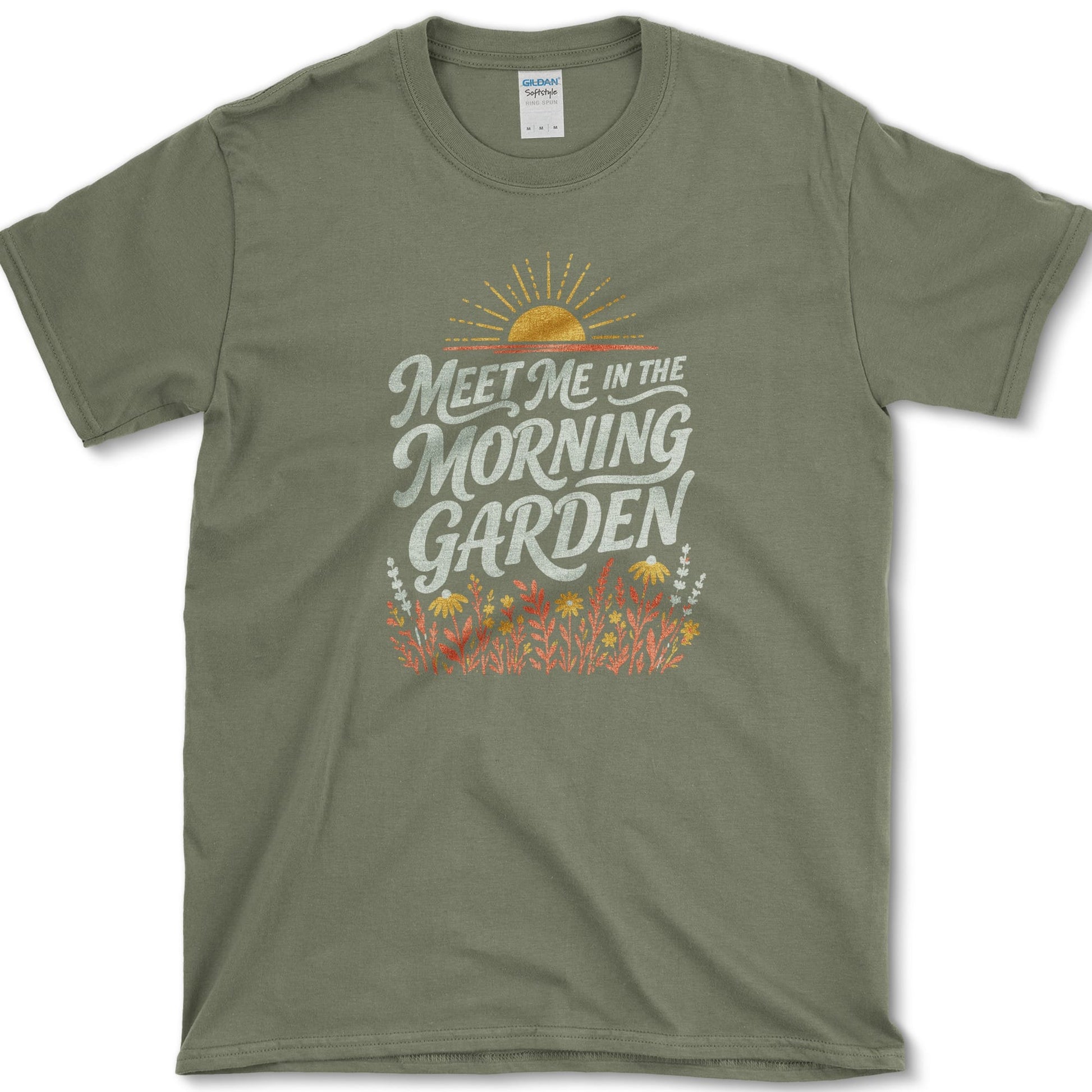 Morning Garden T-Shirt S / Military Green Essential Tees
